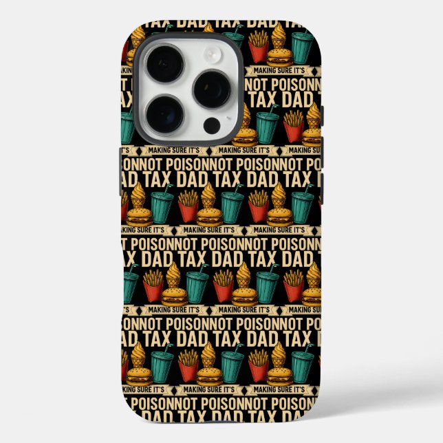 Coques Case-Mate iPhone Papa Impôt S'assurer que ce n'est pas une Fête des (Verso)