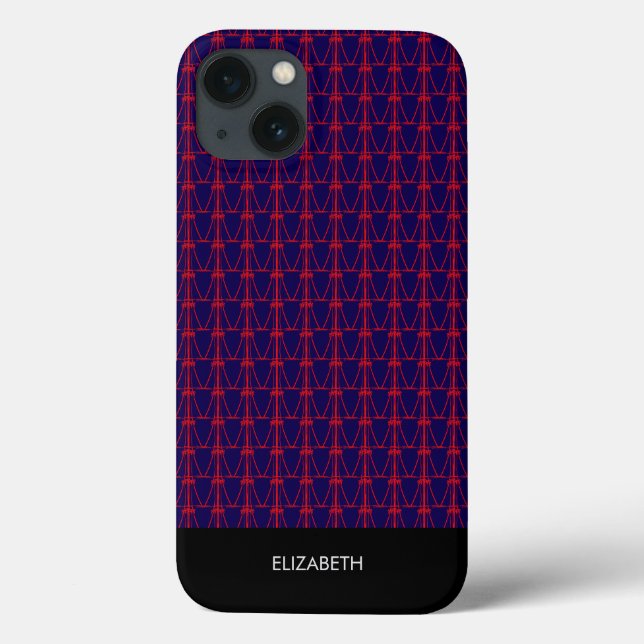 Coques Case-Mate iPhone Papa, Motif des cocotiers rouges (Verso)