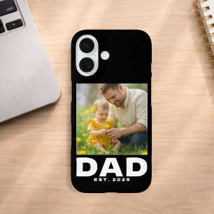 Coque Pour iPhone 16 Papa Noir a Établi une Photo Audacieuse