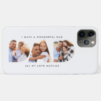 Papa photo typographie moderne cadeau enfant
