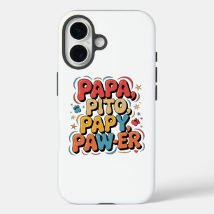 Coque Pour iPhone 16 Papa Pito Pappy Pawer