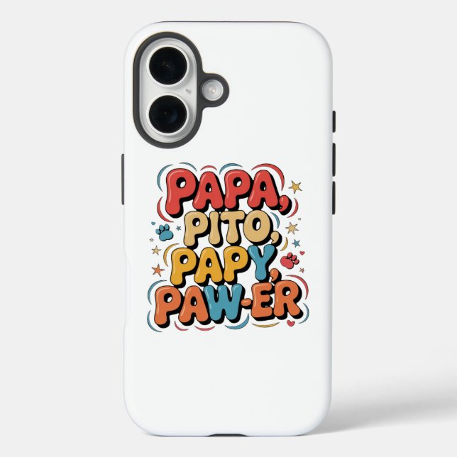 Coques Case-Mate iPhone Papa Pito Pappy Pawer (Verso)