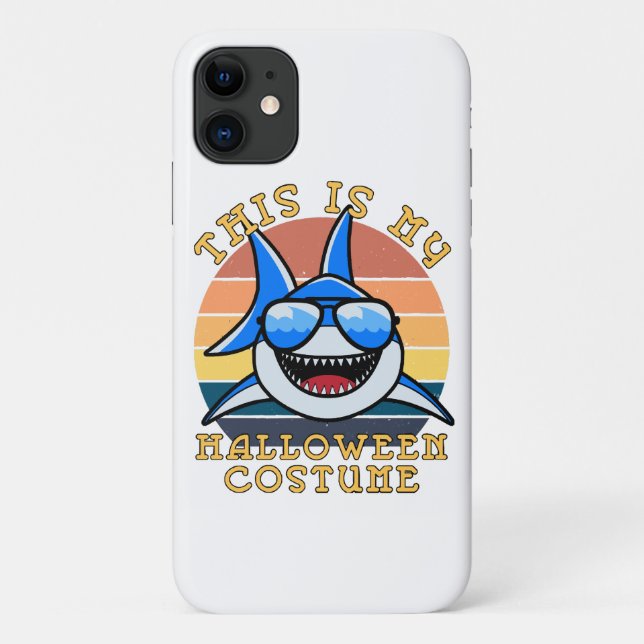 Coques Case-Mate iPhone Papa Requin Soleil Couchant Drôle Épouvantable (Dos)
