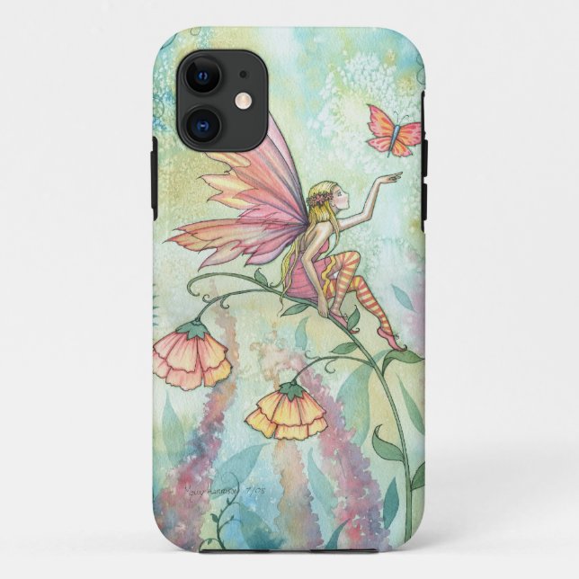 Coques Case-Mate iPhone Papeterie Fantastique Papillon Fée de Printemps (Dos)