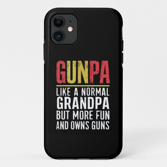 Coques Case-Mate iPhone Papi comme un grand-père normal mais plus amusant  (Dos)