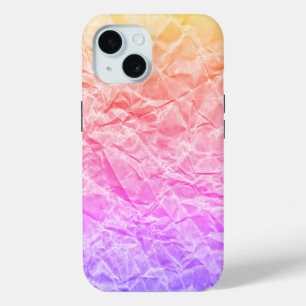 Coque Case-Mate iPhone Papier arc-en-ciel recouvert