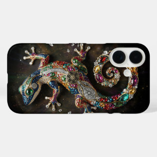 Coque Pour iPhone 16 Papier Chromatique Gecko Gecko Crystal Vibrant