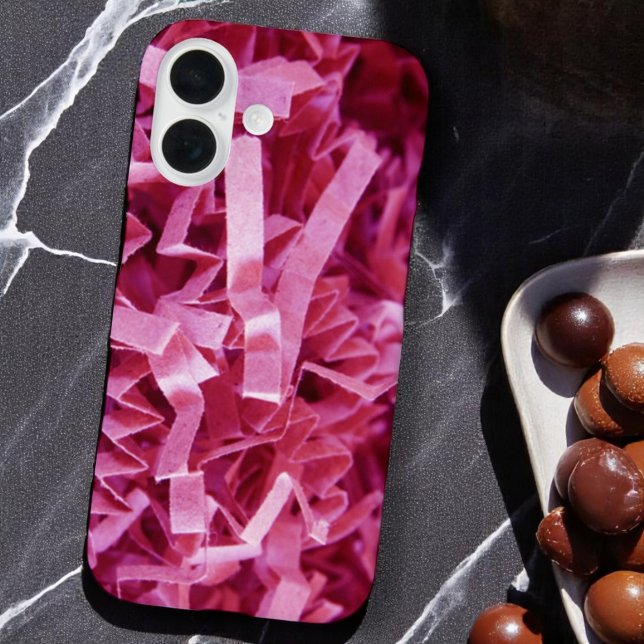 Coques Case-Mate iPhone Papier ciselé rose Photographie Abstraite (Phone case back)