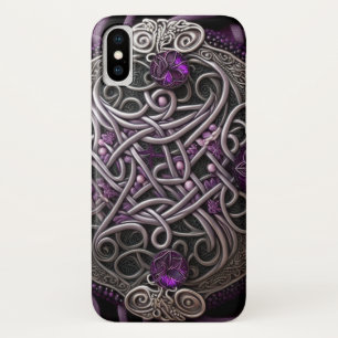 Case-Mate iPhone Case Papier d'enveloppement Celtic Rose violet