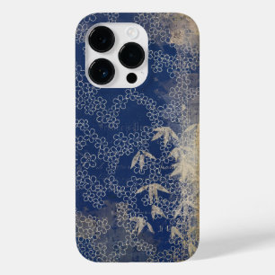 Coque Case-Mate iPhone Papier japonais vintage stressé bambou et feuilles