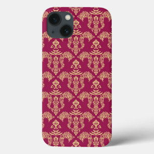 Etui iPhone 13 Papier peint 4 de damassé