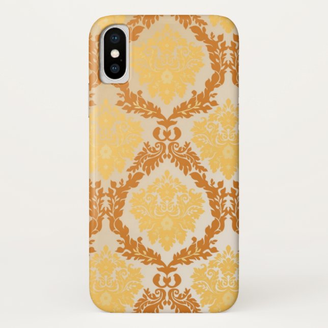 Coques Case-Mate iPhone Papier peint 5 de damassé (Dos)