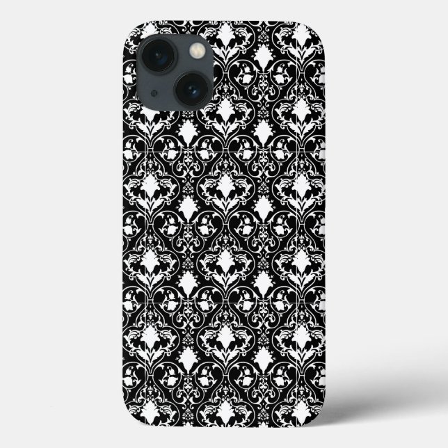 Coques Case-Mate iPhone Papier peint à défilement antique (Verso)
