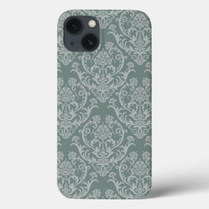 Coque Case-Mate iPhone Papier peint à fleurs vertes