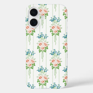 Coque Pour iPhone 16 Papier peint baroque Bouquet de fleurs...