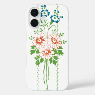 Coque Pour iPhone 16 Papier peint baroque Bouquet de fleurs...