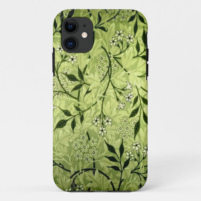 Coques Case-Mate iPhone Papier peint de jasmin de Morris (Dos)
