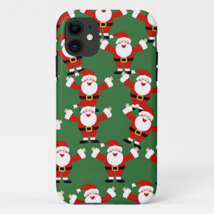 Coque iPhone 11 Papier peint de Noël Père Noël