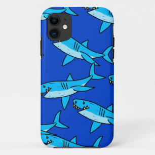 Coque iPhone 11 Papier peint de requin