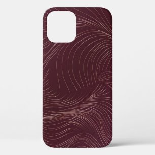 Case-Mate iPhone Case Papier peint doré de luxe. Motif Art déco. Vintage