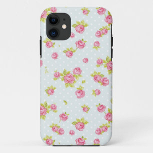 Coques Pour iPhone Papier peint élégant motif de roses roses roses ro