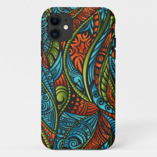 Coque Case-Mate Pour iPhone Papier peint ethnique abstrait
