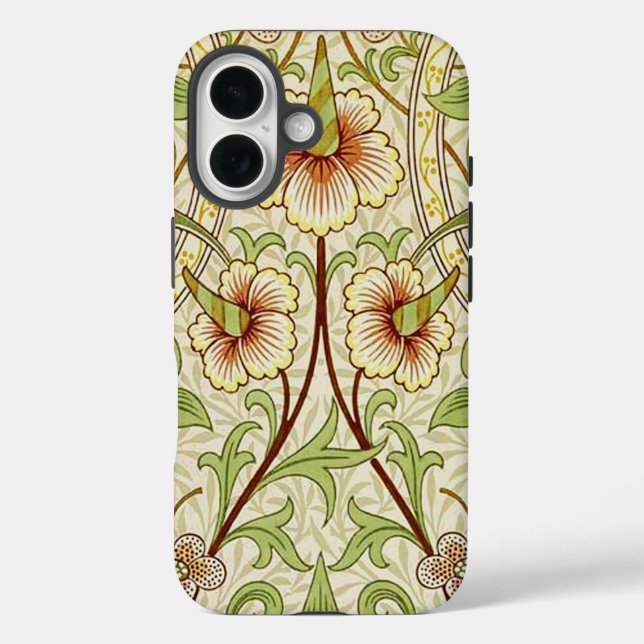 Coques Case-Mate iPhone Papier peint fleur classique jonquille de William  (Verso)
