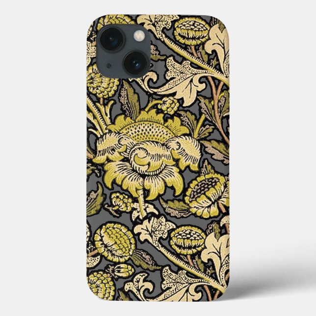 Coques Case-Mate iPhone Papier peint floral arts et crafts William Morris  (Verso)