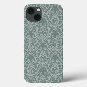 Coques Pour iPhone Papier peint floral vert