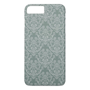 Coque iPhone 7 Plus Papier peint floral vert
