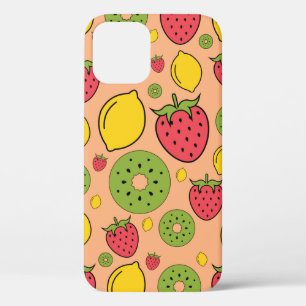 Case-Mate iPhone Case Papier peint fraise, citron et kiwi