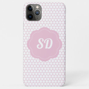 Case-Mate iPhone Case Papier Peint Monogramme Personnalisé Alvéolé Rose