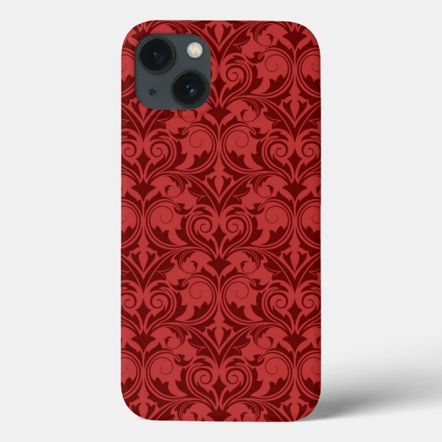 Coques Case-Mate iPhone Papier peint rouge (Verso)