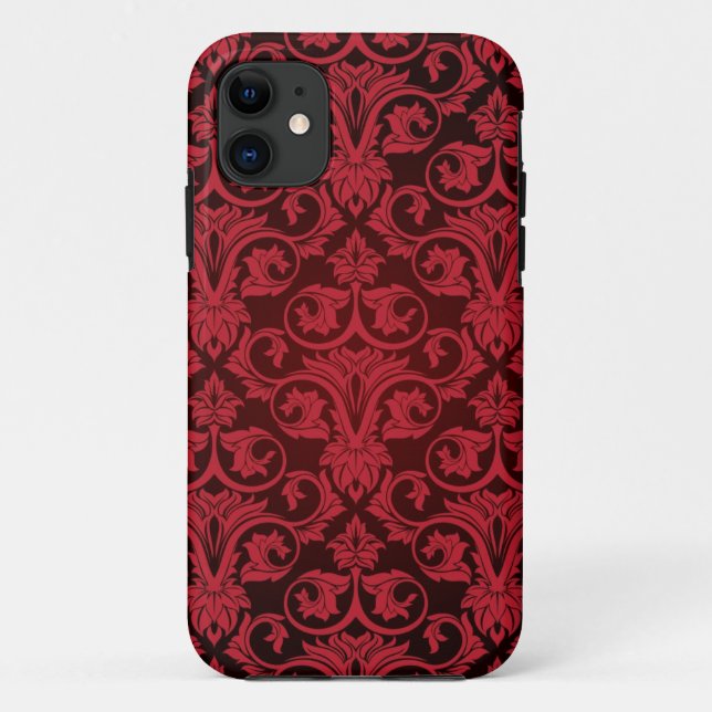 Coques Case-Mate iPhone Papier peint rouge 2 (Dos)
