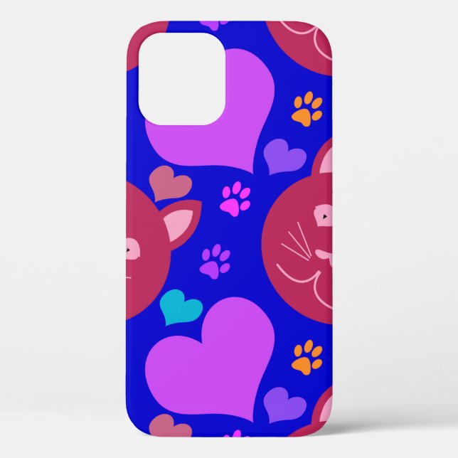 Coques Case-Mate iPhone Papier peint transparent de style dessin avec visa (Verso)