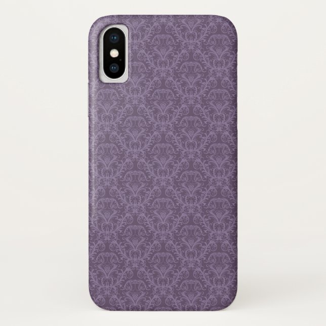 Coques Case-Mate iPhone Papier peint violet luxueux (Dos)