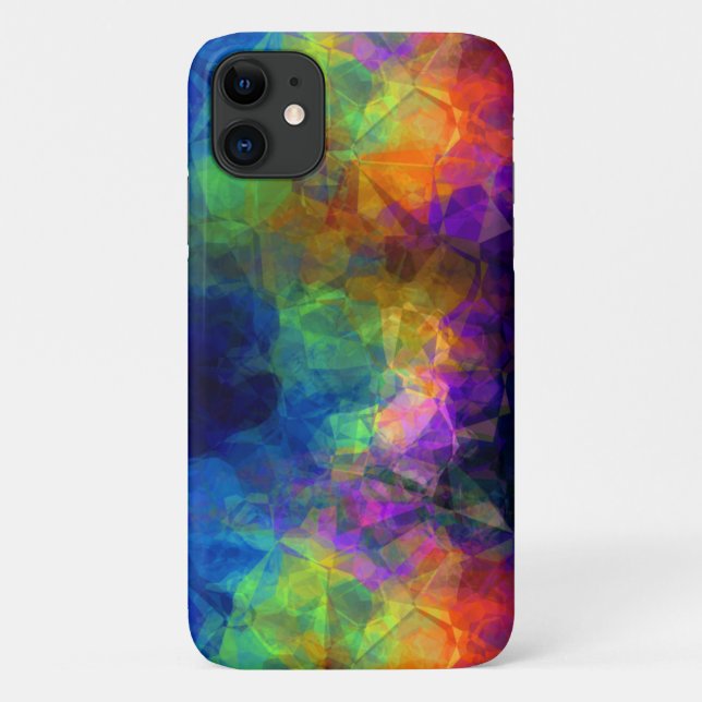 Coques Case-Mate iPhone Papier Tissu Rainbow (Dos)