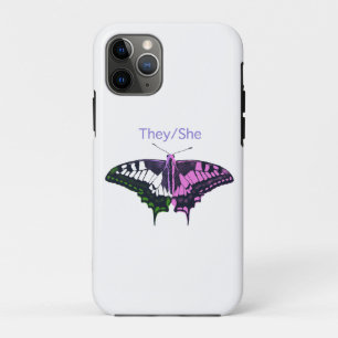 Case-Mate iPhone Case Papillon à queue noire non binaire