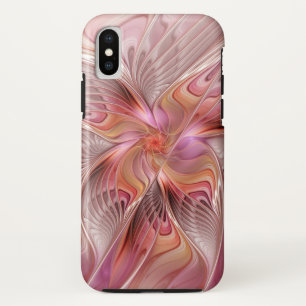 Coque Case-Mate Pour iPhone Papillon Abstrait Coloré Fantaisie Art Fractal