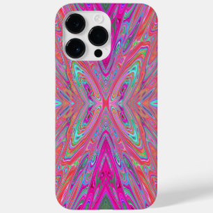 Coque Case-Mate iPhone Papillon Abstrait Rose, Aqua et Magenta Trippy