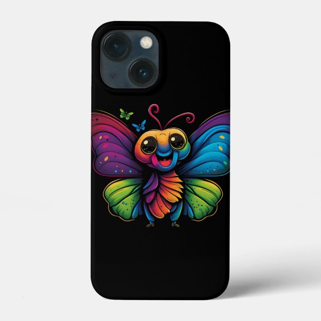 Coques Case-Mate iPhone Papillon arc-en-ciel (Verso)