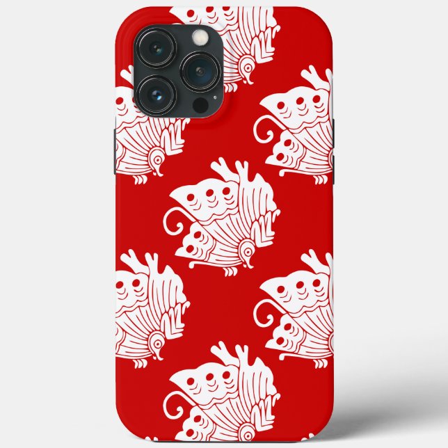 Coques Case-Mate iPhone Papillon asiatique Japonais Conception Kamon (Verso)