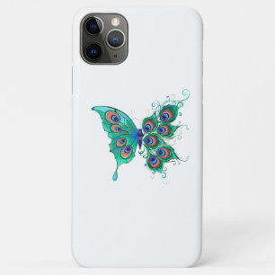 Case-Mate iPhone Case Papillon aux plumes de paon vert