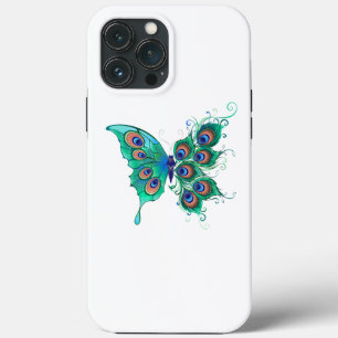 Case-Mate iPhone Case Papillon aux plumes de paon vert