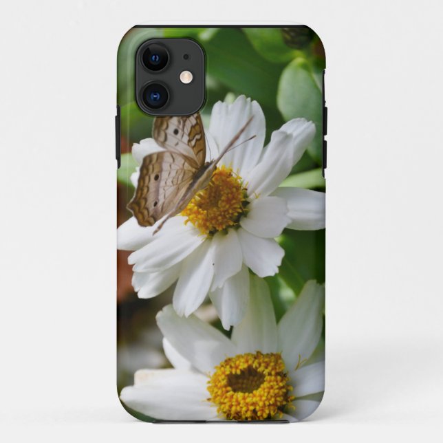Coques Case-Mate iPhone Papillon blanc Peacock (Dos)