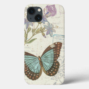Coques Pour iPhone Papillon bleu et Brown