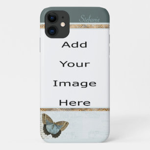 Case-Mate iPhone Case Papillon Brown et bleu