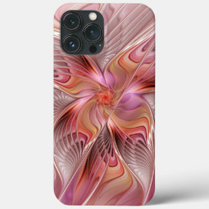 Case-Mate iPhone Case Papillon coloré abstrait art fantastique fractal