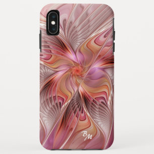 Case-Mate iPhone Case Papillon coloré abstrait Art fractal initiales