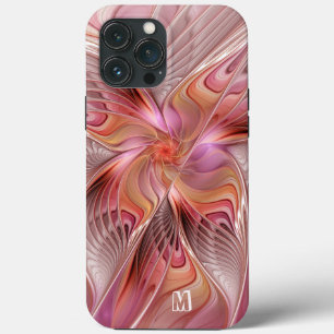 Case-Mate iPhone Case Papillon coloré abstrait Art fractal Monogramme